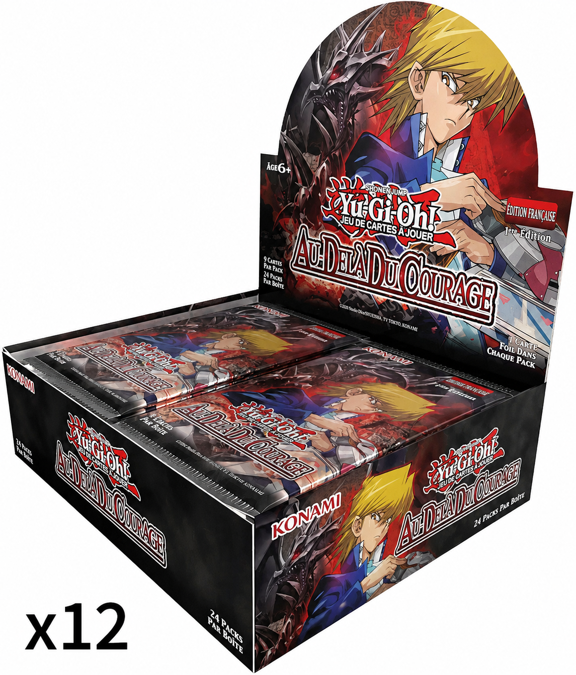 Yu-Gi-Oh! JCC - Case de 12 Display de Pack de Booster Au-Delà du Courage - FR - CARDYU