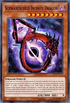 Schwarzschild Infinity Dragon MAMO-FR053 Ultra Rare - Yu-Gi-Oh! Magnificent Monsters
