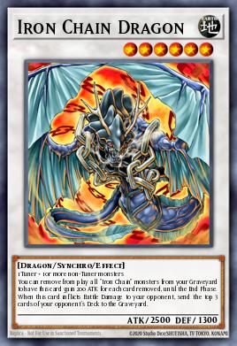 Iron Chain Dragon MAMO-FR081 Ultra Rare - Yu-Gi-Oh! Magnificent Monsters