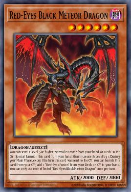 Red-Eyes Black Meteor Dragon MAMO-FR049 Ultra Rare - Yu-Gi-Oh! Magnificent Monsters