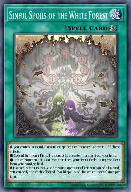 Sinful Spoils of the White Forest MAMO-FR099 Ultra Rare - Yu-Gi-Oh! Magnificent Monsters