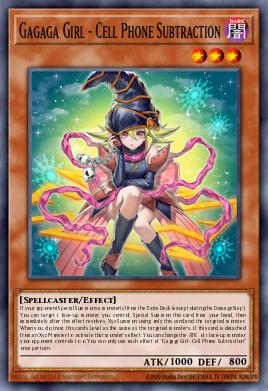 Gagaga Girl - Cell Phone Subtraction MAMO-FR012 Ultra Rare - Yu-Gi-Oh! Magnificent Monsters