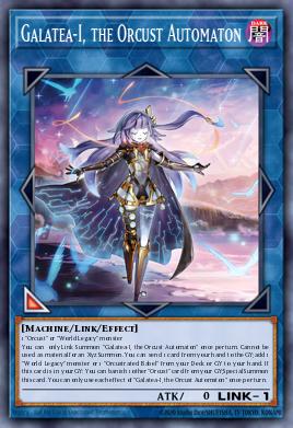 Galatea-I, the Orcust Automaton MAMO-FR090 Ultra Rare - Yu-Gi-Oh! Magnificent Monsters
