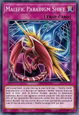 Malefic Paradigm Shift MAMO-FR025 Ultra Rare - Yu-Gi-Oh! Magnificent Monsters