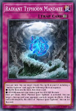 Radiant Typhoon Mandate MAMO-FR118 Ultra Rare - Yu-Gi-Oh! Magnificent Monsters