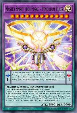 Master Spirit Tech Force - Pendulum Ruler MAMO-FR027 Ultra Rare - Yu-Gi-Oh! Magnificent Monsters