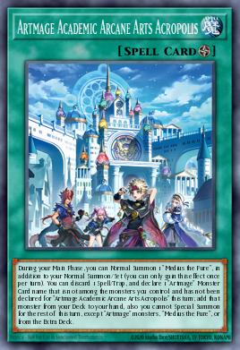 Artmage Academic Arcane Arts Acropolis MAMO-FR101 Ultra Rare - Yu-Gi-Oh! Magnificent Monsters