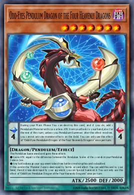Odd-Eyes Pendulum Dragon of the Four Heavenly Dragons MAMO-FR013 Ultra Rare - Yu-Gi-Oh! Magnificent Monsters