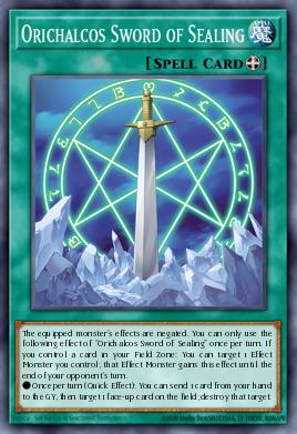 Orichalcos Sword of Sealing MAMO-FR022 Ultra Rare - Yu-Gi-Oh! Magnificent Monsters