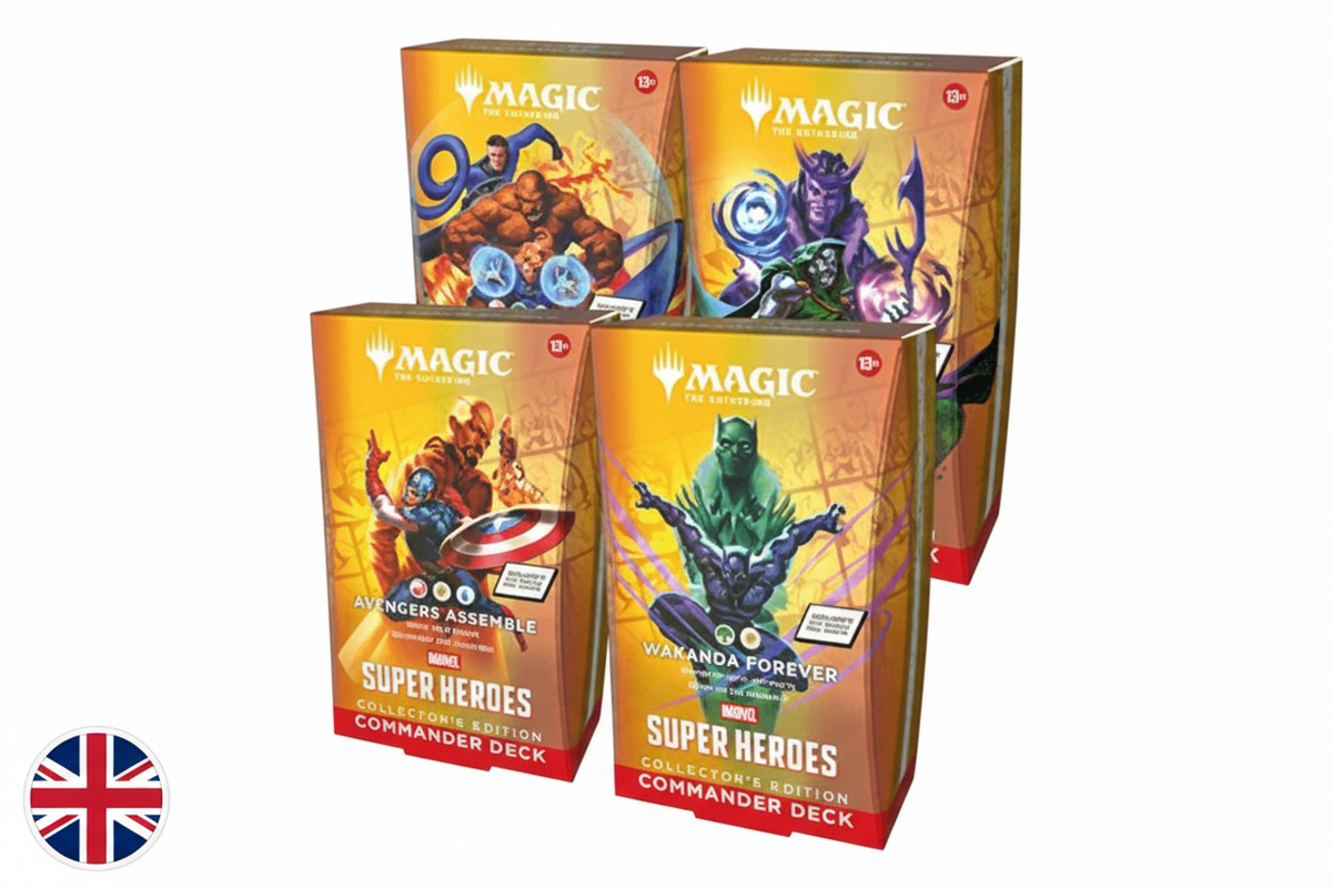 Magic The Gathering - Marvel Super Heroes - Commander 4 Decks Collector's Edition - EN - CARDYU
