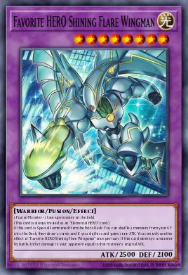 Favorite HERO Shining Flare Wingman MAMO-FR004 Ultra Rare - Yu-Gi-Oh! Magnificent Monsters