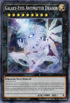 Galaxy-Eyes Antimatter Dragon MAMO-FR124 Secret Rare - Yu-Gi-Oh! Magnificent Monsters
