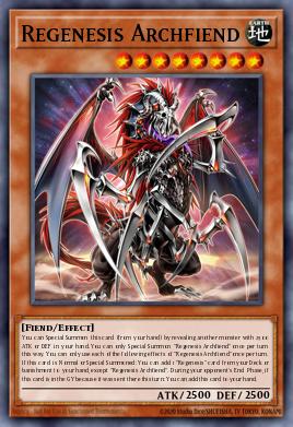 Regenesis Archfiend MAMO-FR060 Ultra Rare - Yu-Gi-Oh! Magnificent Monsters