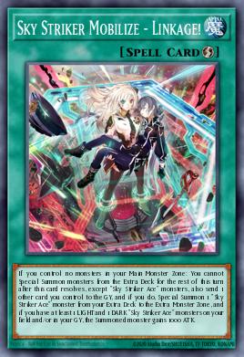 Sky Striker Mobilize - Linkage! MAMO-FR020 Ultra Rare - Yu-Gi-Oh! Magnificent Monsters
