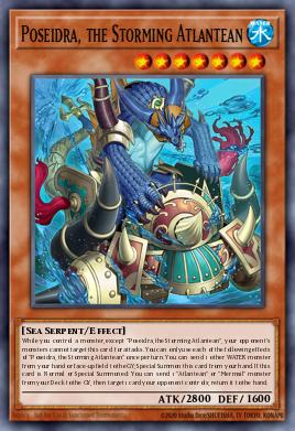 Poseidra, the Storming Atlantean MAMO-FR055 Ultra Rare - Yu-Gi-Oh! Magnificent Monsters