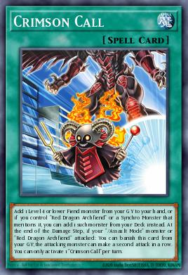 Crimson Call MAMO-FR109 Ultra Rare - Yu-Gi-Oh! Magnificent Monsters