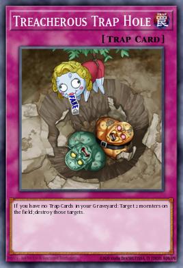 Treacherous Trap Hole MAMO-FR114 Ultra Rare - Yu-Gi-Oh! Magnificent Monsters